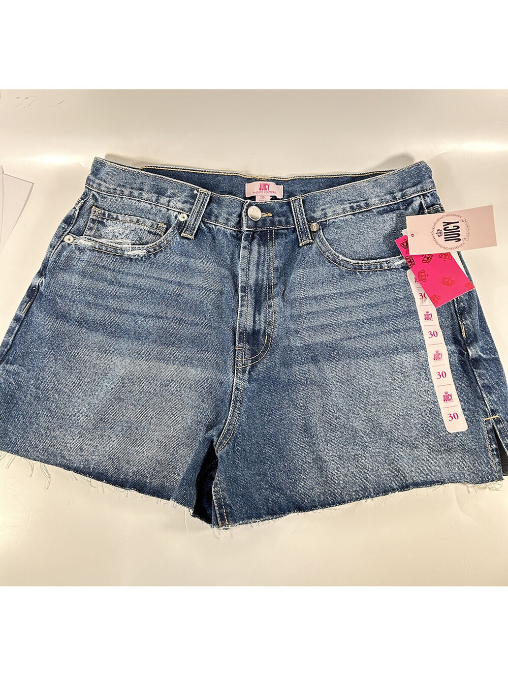 Juicy Couture Anna Relaxed Short Denim Jeans Shorts Women